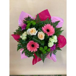 Bouquet rose et blanc