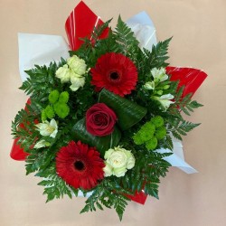 Bouquet rouge et blanc